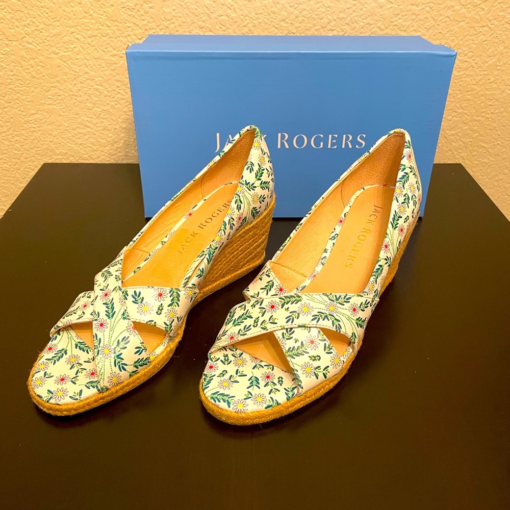 Jack Rogers Palmer Criss-Cross Wedge Espadrille